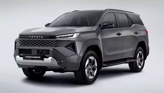 -new Toyota Fortuner design similar to the new Toyota Hilux
